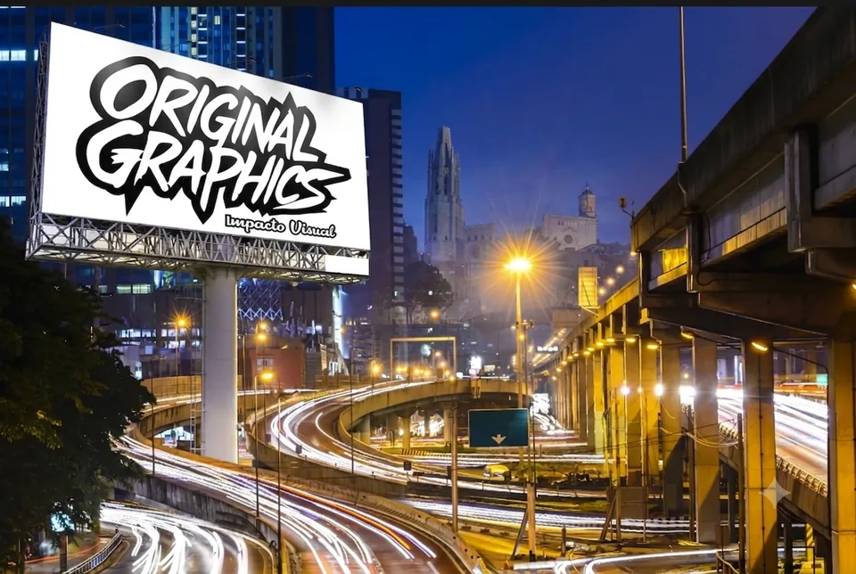 Tanca publicitària de gran format a la ciutat